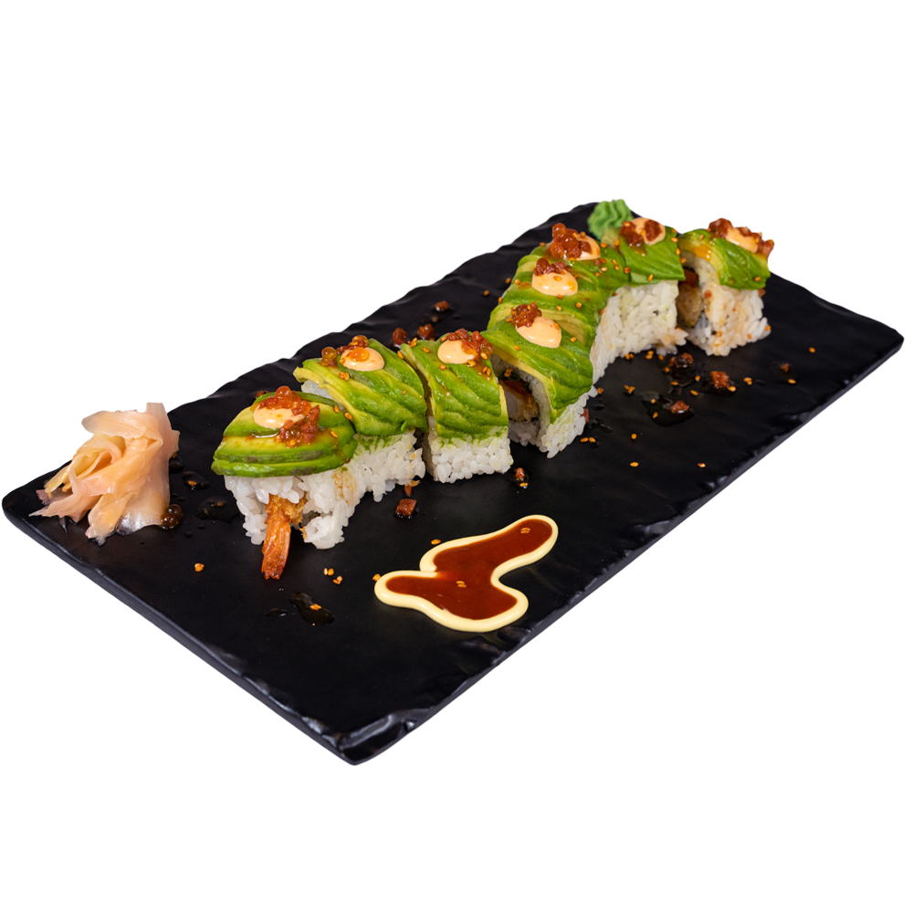 Dragon roll uramaki